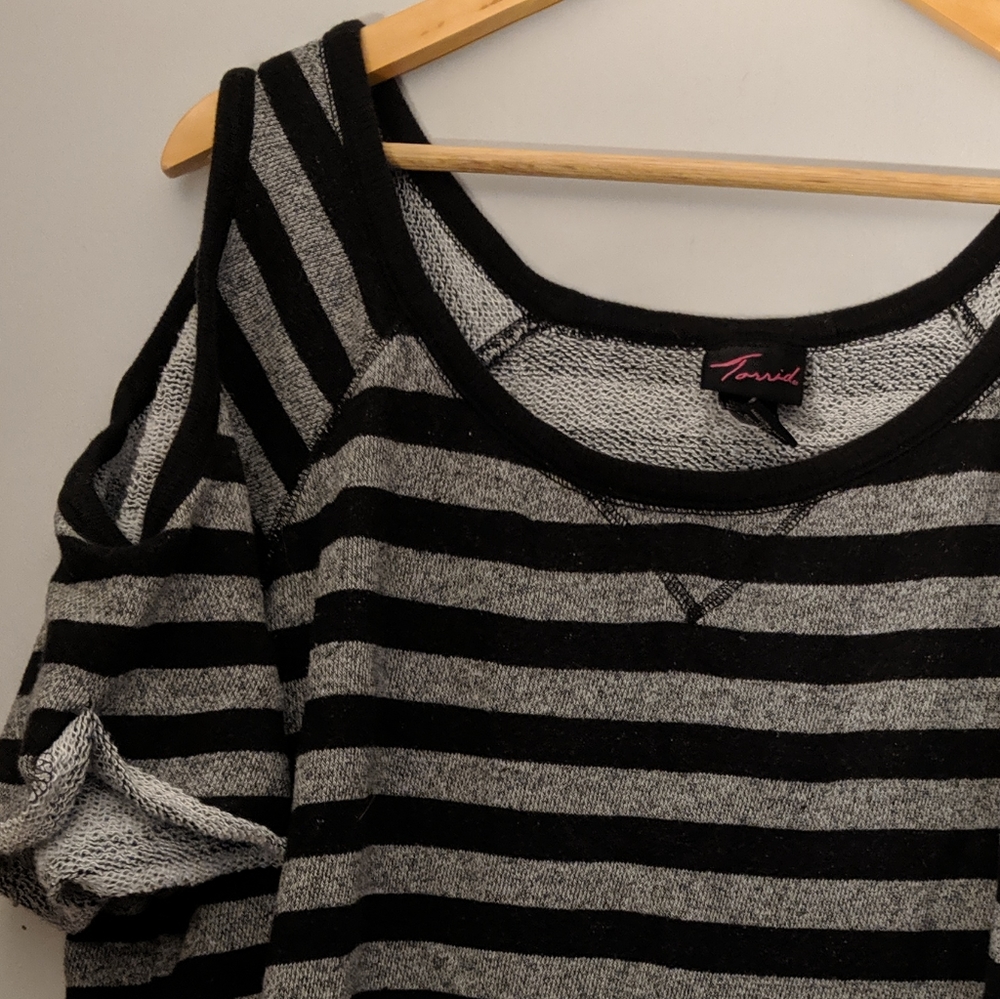 Torrid Cold Shoulder Sweater
